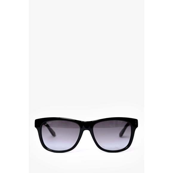 Gucci Black Acrylic Web Sunglasses - Picture 1 of 3
